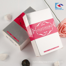 custom cosmetic logo printing paper perfume packaging box